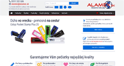 Desktop Screenshot of alamex.sk